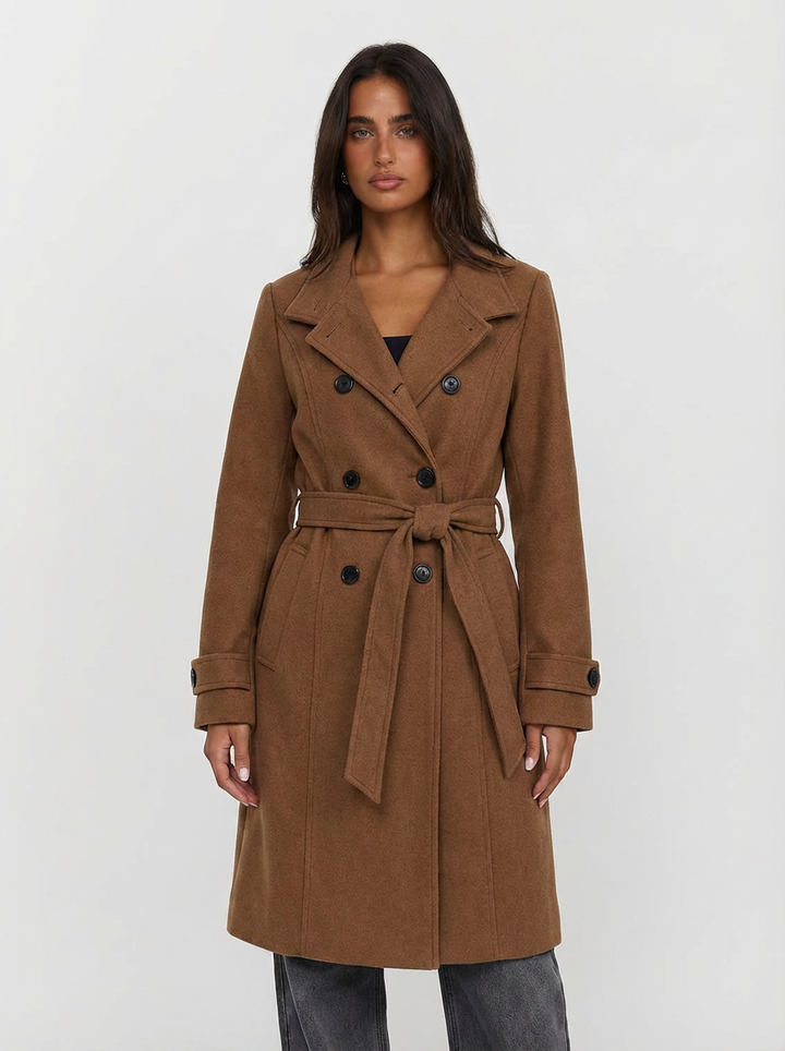 Camilla | Women's Double Breasted Belted Trench Coat