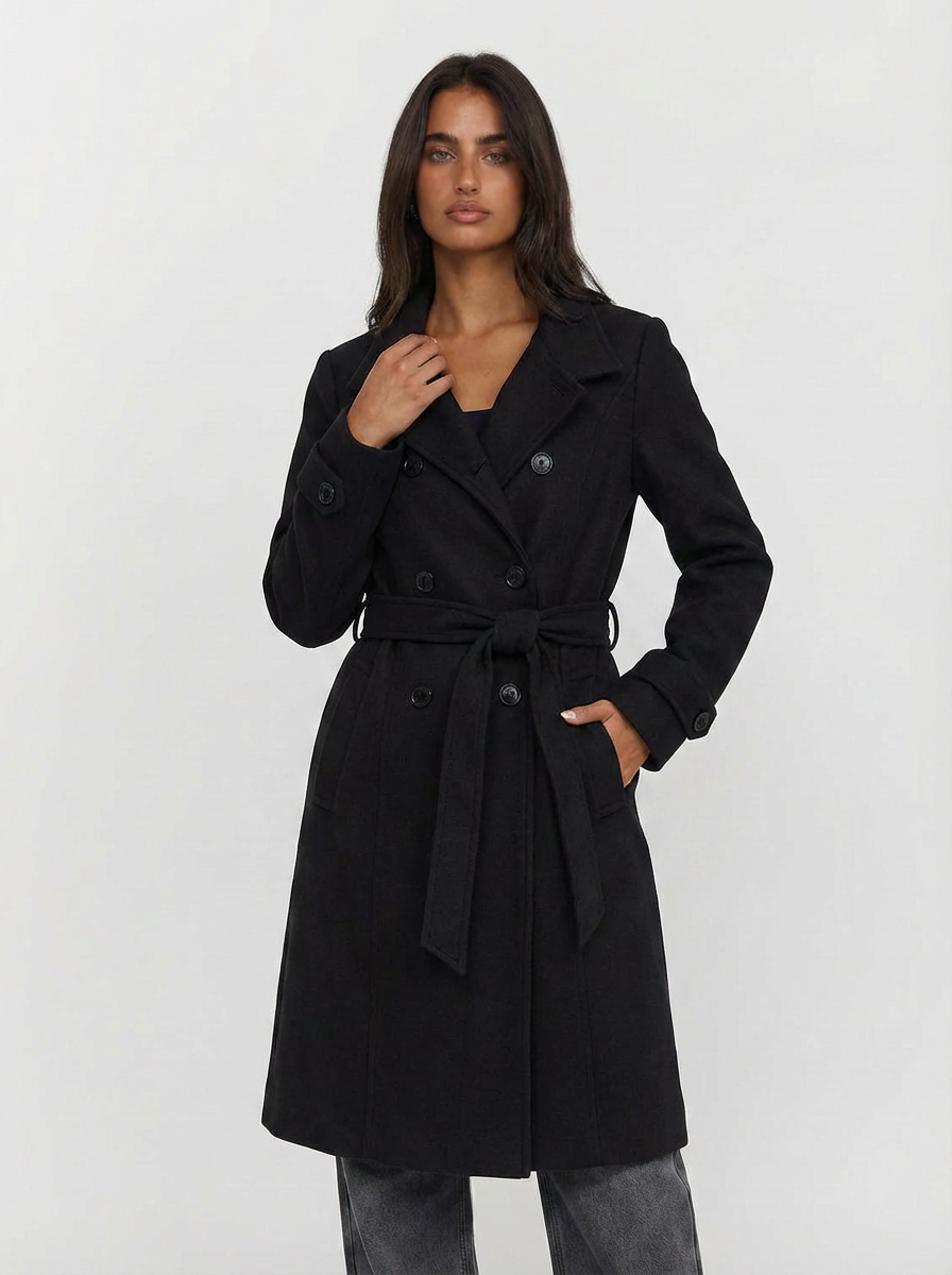 Camilla | Women's Double Breasted Belted Trench Coat 4
