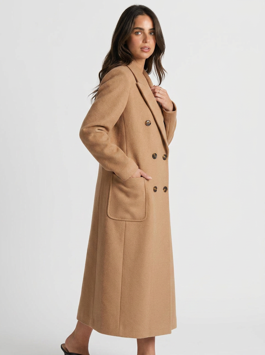 Cassandra | Cappotto Lungo Donna Doppiopetto 3
