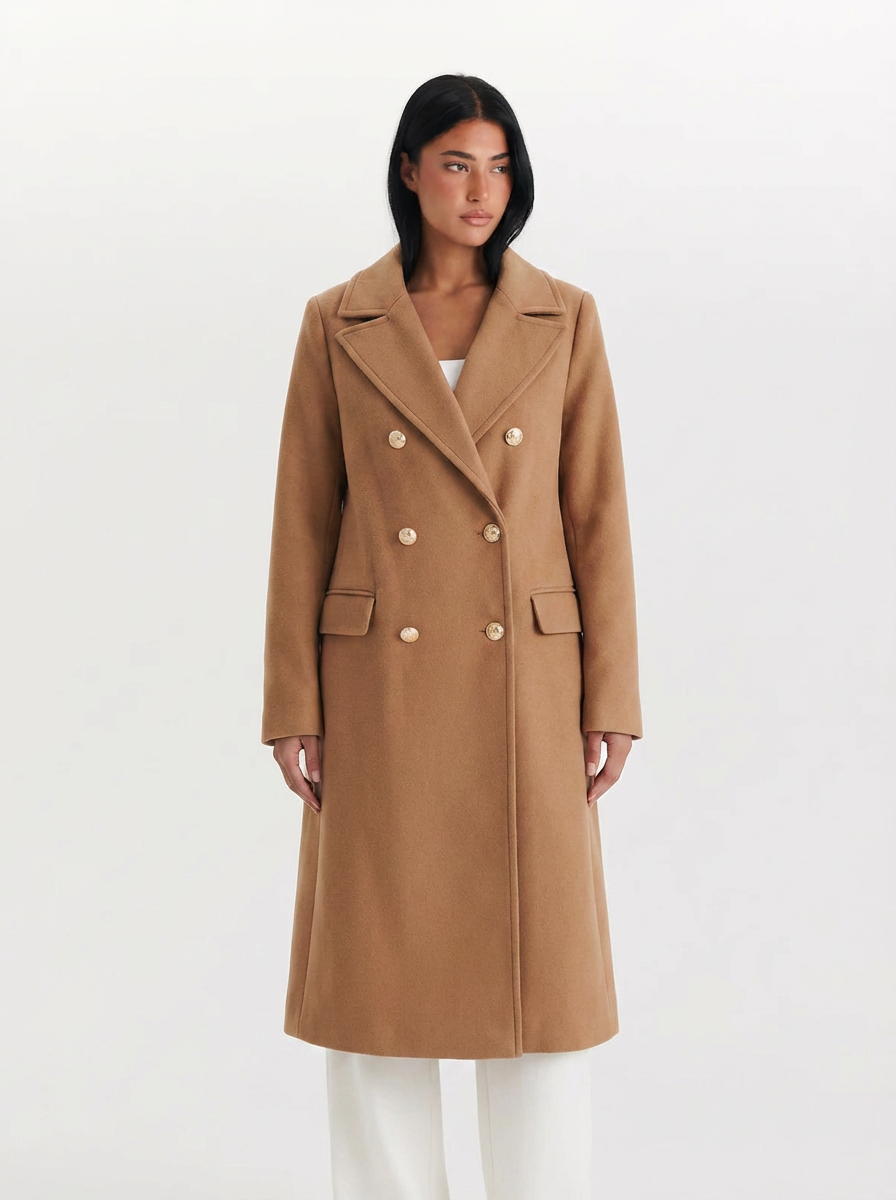 Celeste | Women's Double Breasted Longline Coat