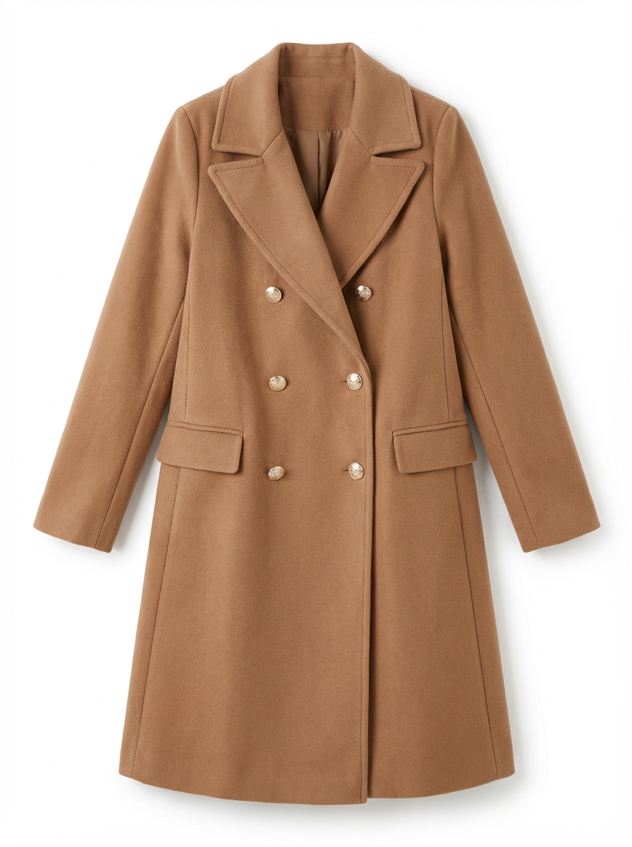 Celeste | Women's Double Breasted Longline Coat 3