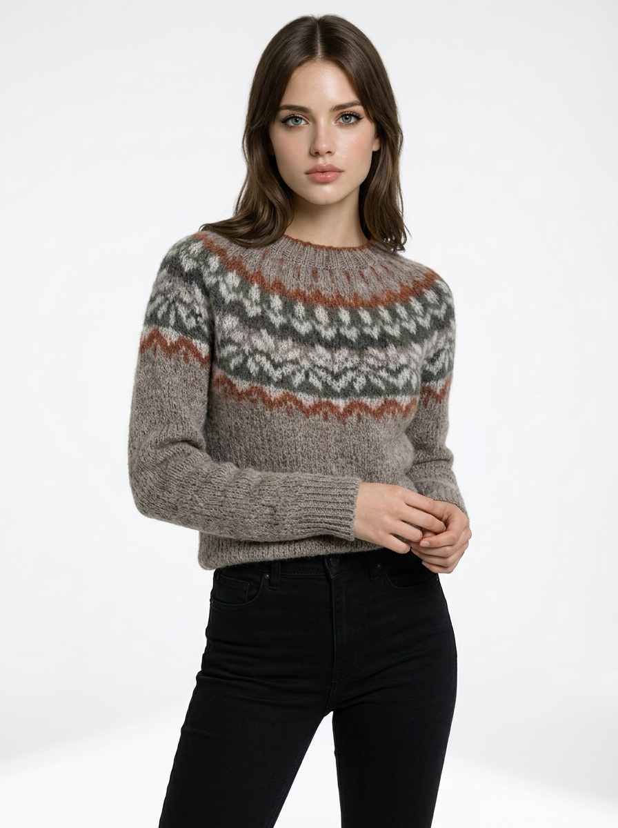 Charlotte | Women's Fair Isle Knit Jumper