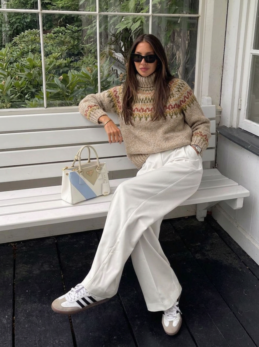 Charlotte | Women's High Collar Knit Turtleneck Jumper
