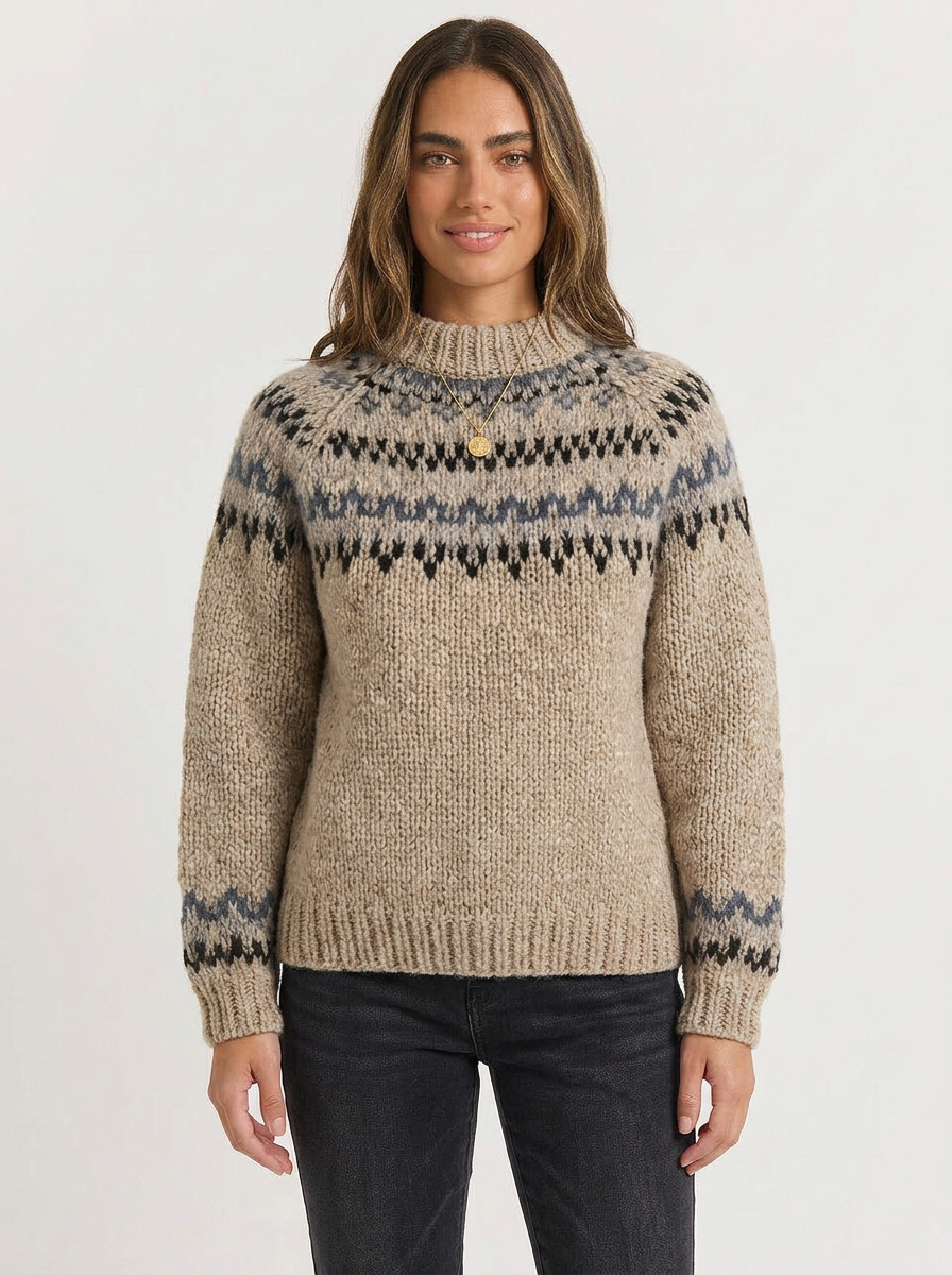 Charlotte | Women's High Collar Knit Turtleneck Jumper
