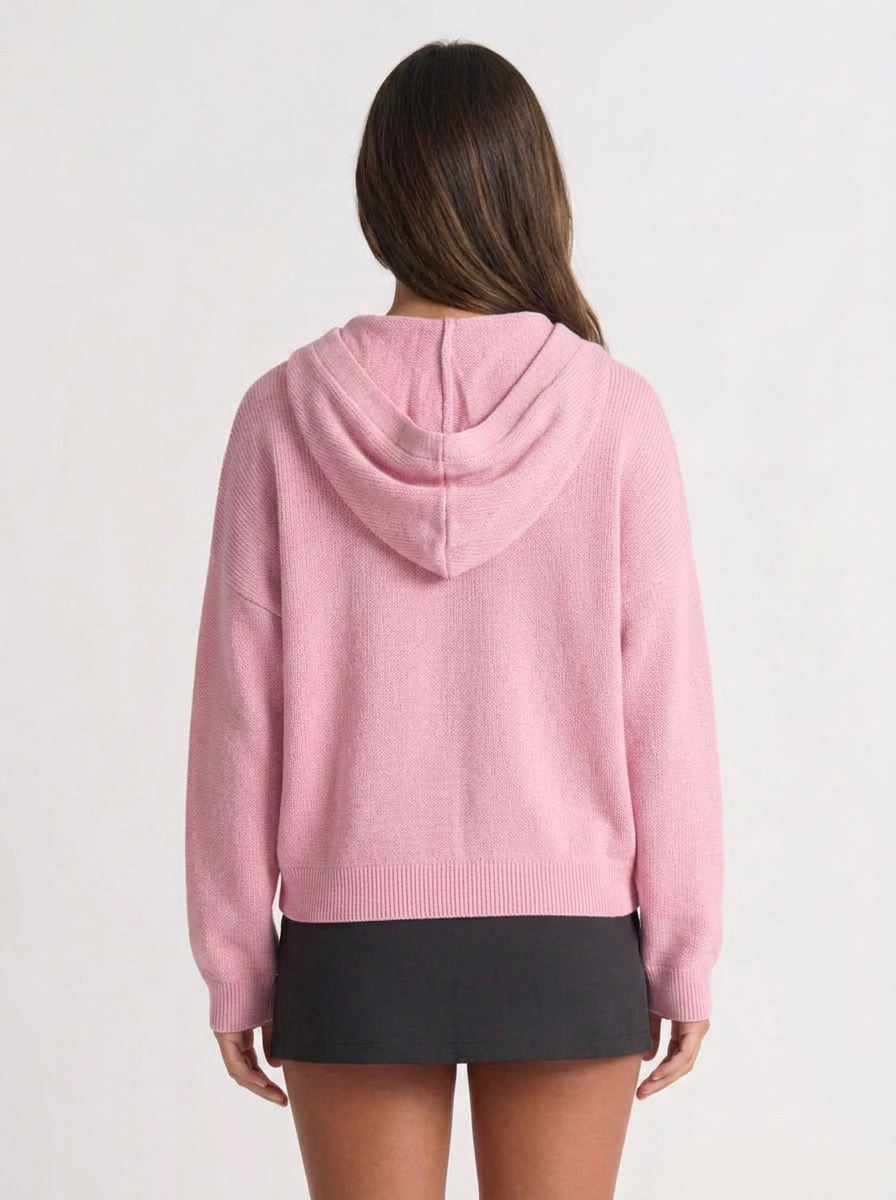 Charlotte | Women's Hooded Button Cardigan