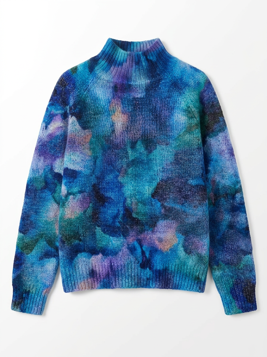 Chloe | Women's Embroidered Turtleneck Jumper