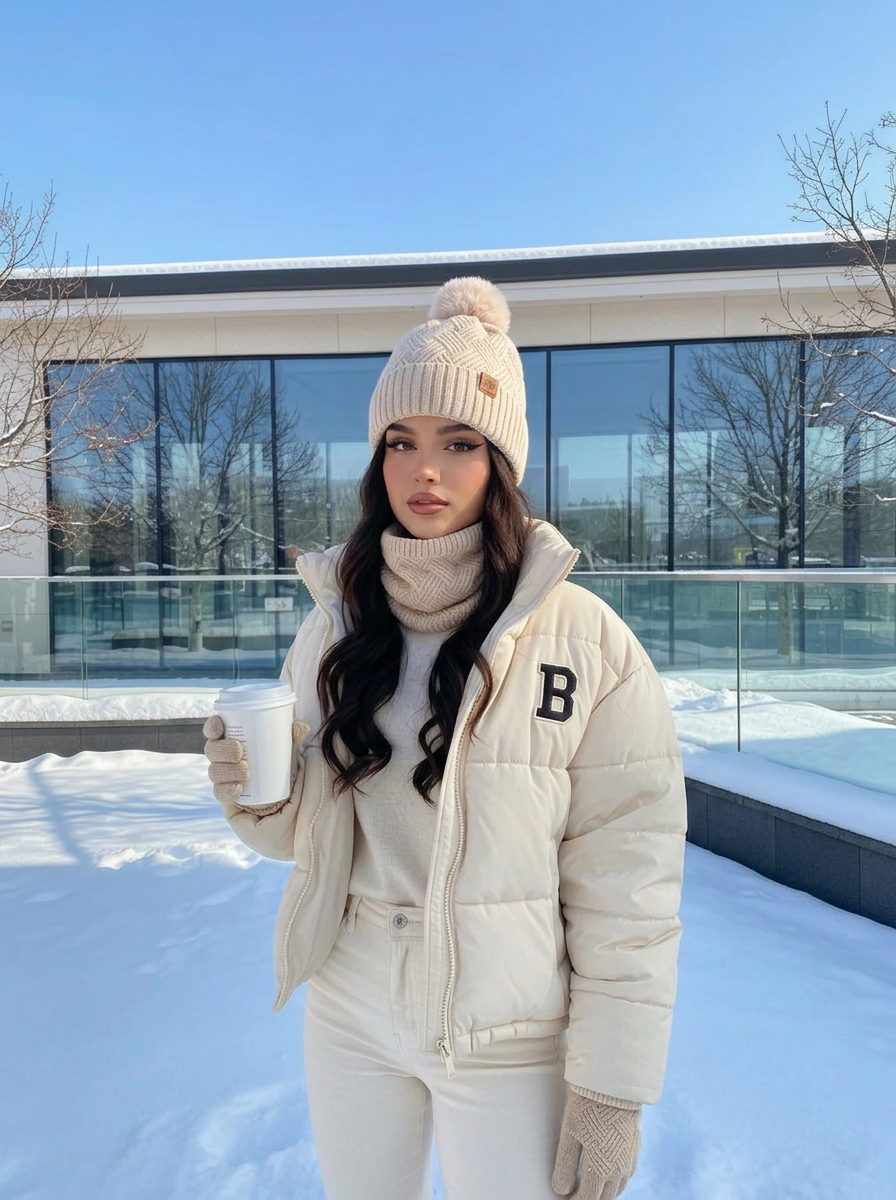 Claudia | Women's 3-Piece Knit Set Beanie Scarf Gloves 