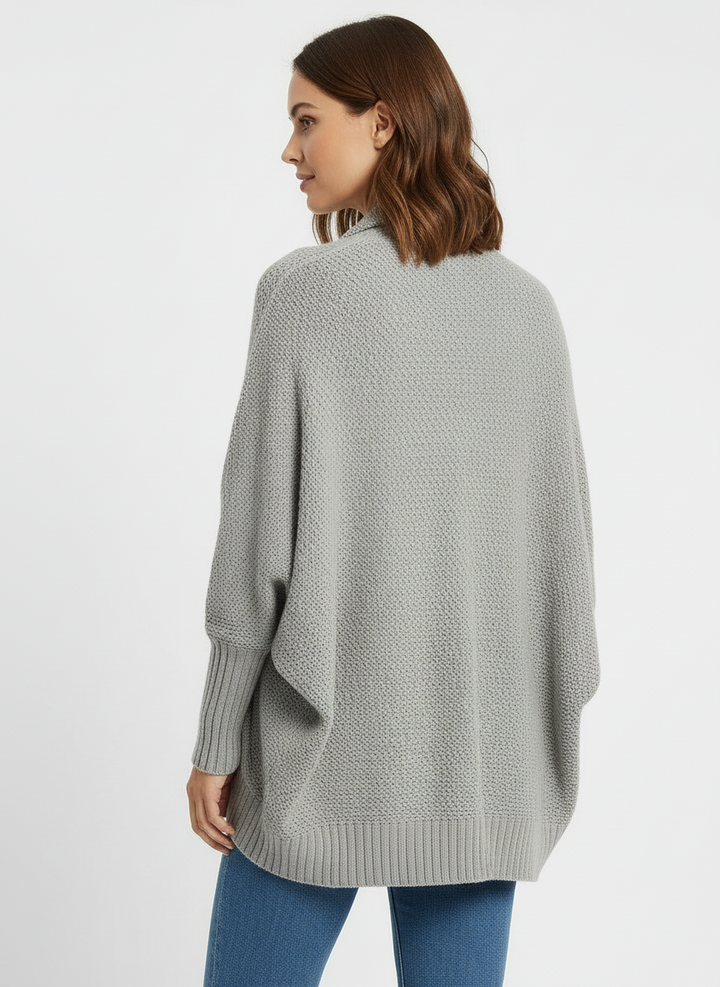 Cleo | Women's Open Front Batwing Sleeve Oversized Cardigan 2