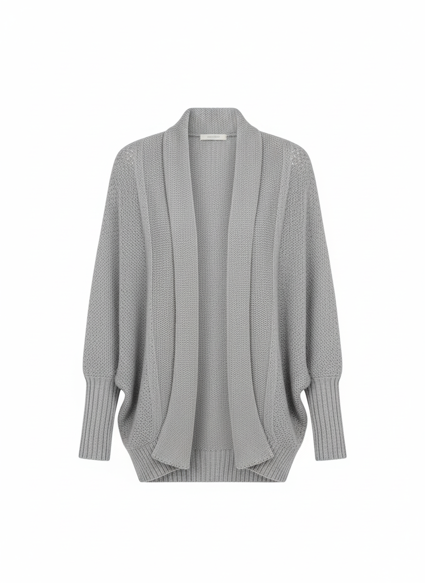 Cleo | Women's Open Front Batwing Sleeve Oversized Cardigan 3