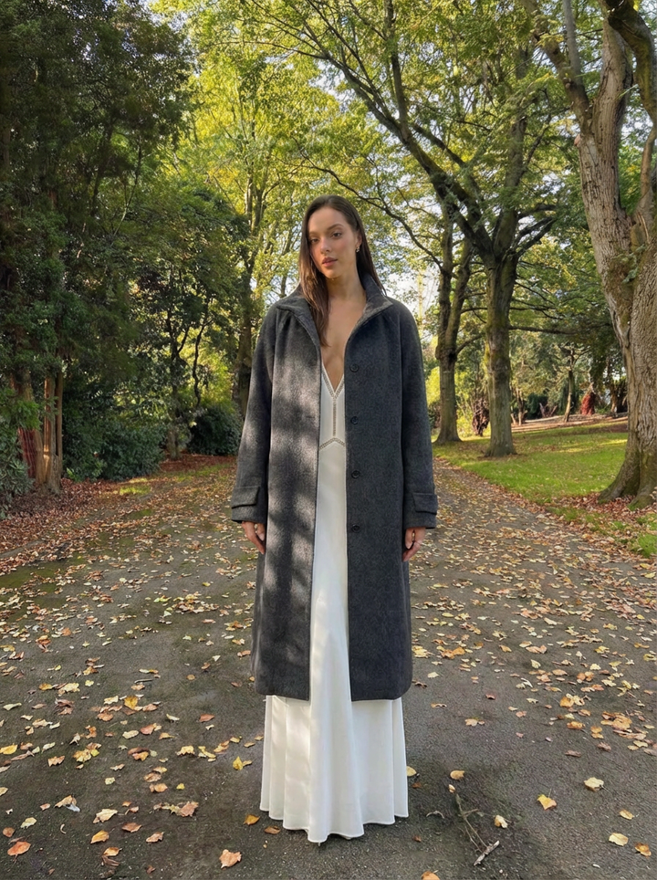 Colette | Women's Oversized Single Breasted Long Coat 1