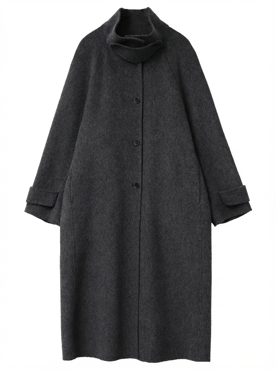 Colette | Women's Oversized Single Breasted Long Coat 3