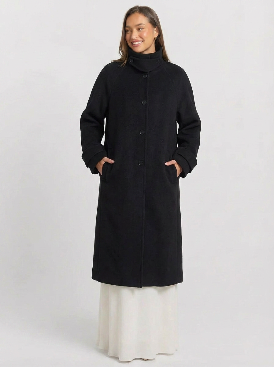 Colette | Women's Oversized Single Breasted Long Coat 4