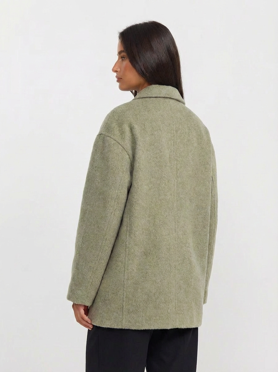 Cora | Women's Oversized Double Breasted Notched Lapel Coat 2