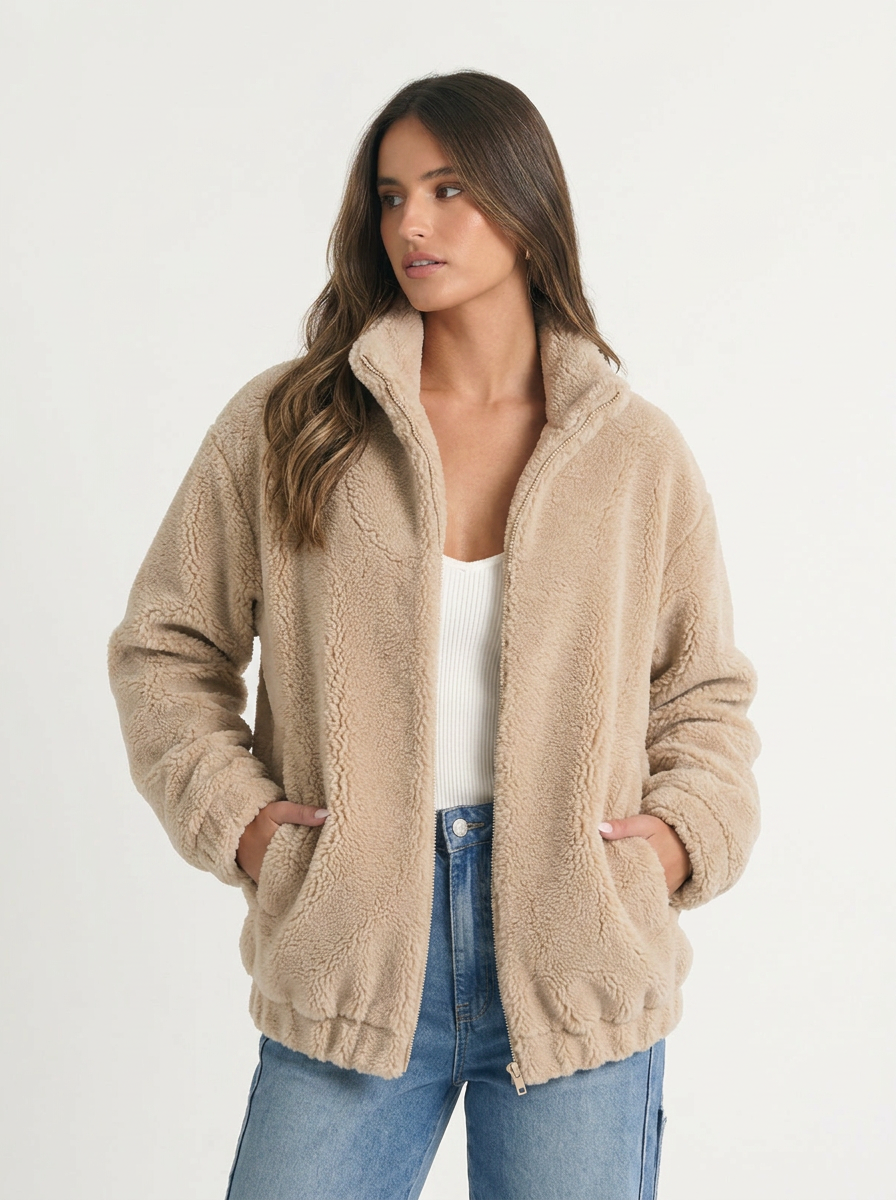 Daphne | Women's Fleece Zip-Up Jacket