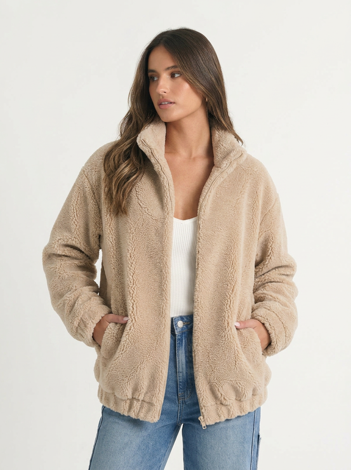 Daphne | Women's Fleece Zip-Up Jacket