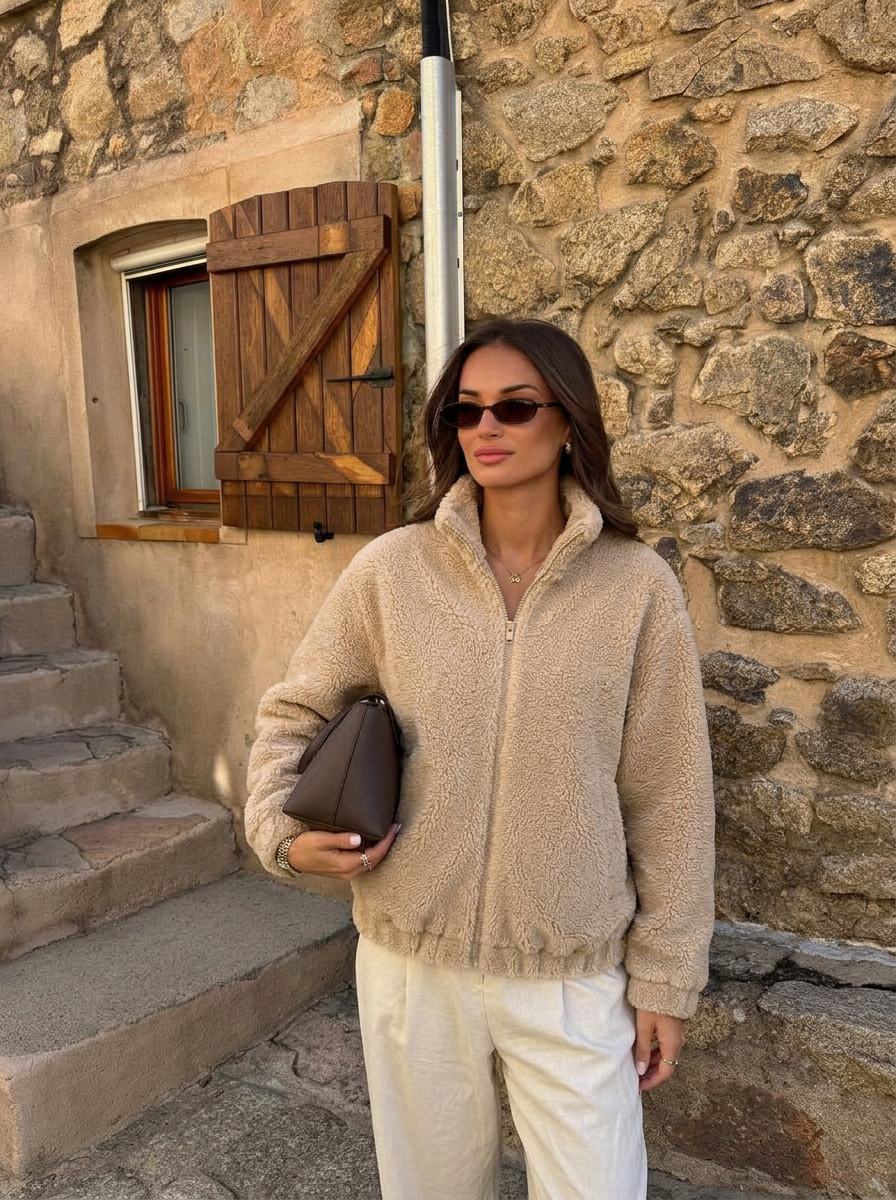 Daphne | Women's Fleece Zip-Up Jacket