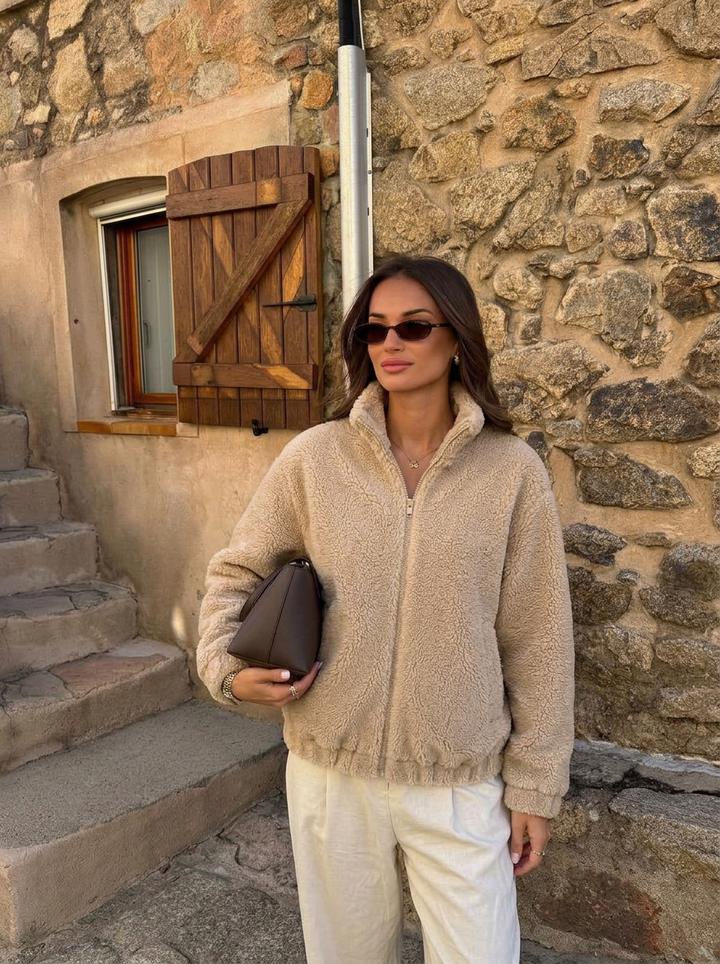 Daphne | Women's Fleece Zip-Up Jacket