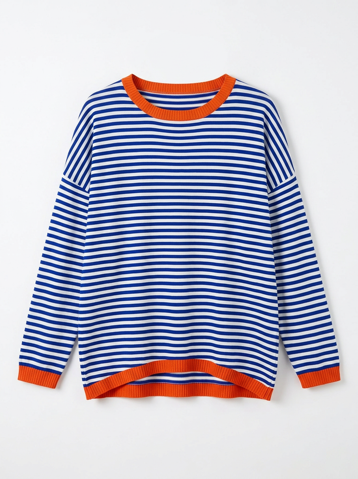 Daphne | Women's Striped Sweatshirt