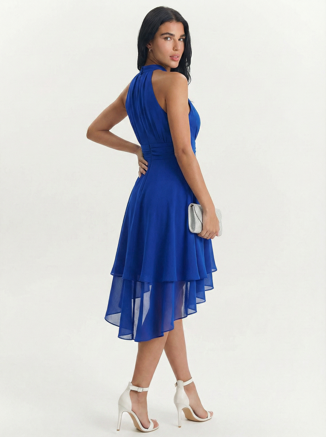 Donna | Women's Halter Neck Chiffon Dress