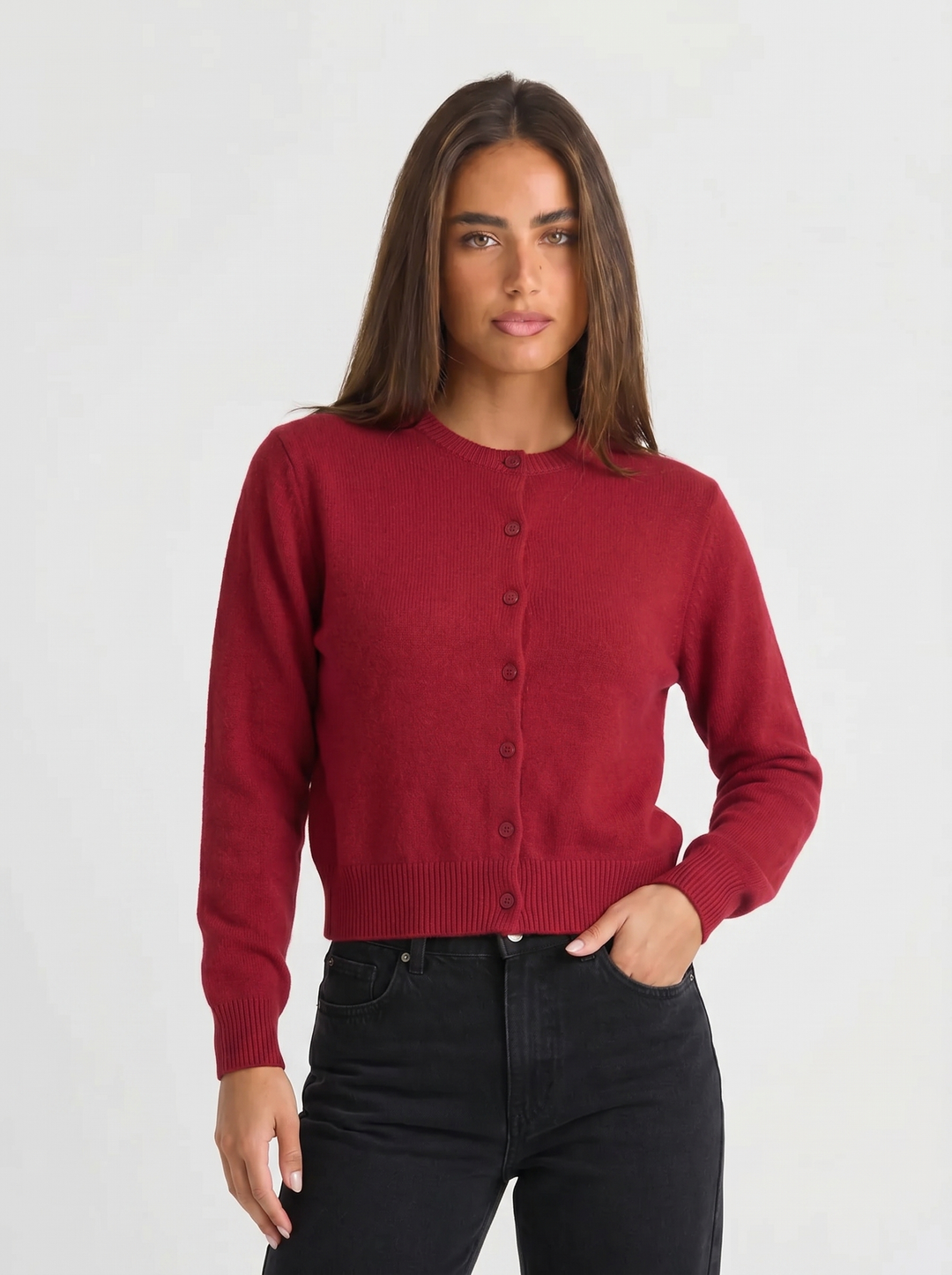 Eden | Women's Cropped Knit Cardigan