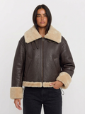 Eden | Women's Shearling Aviator Jacket