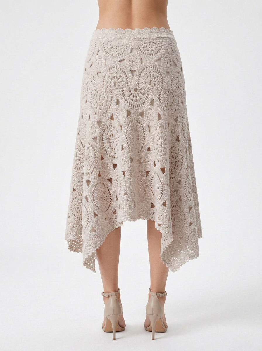 Ella | Crochet Midi Skirt