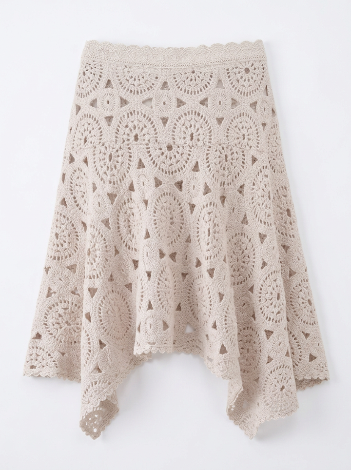 Ella | Crochet Midi Skirt