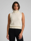 Ella | Women's Sleeveless Turtleneck Sweater