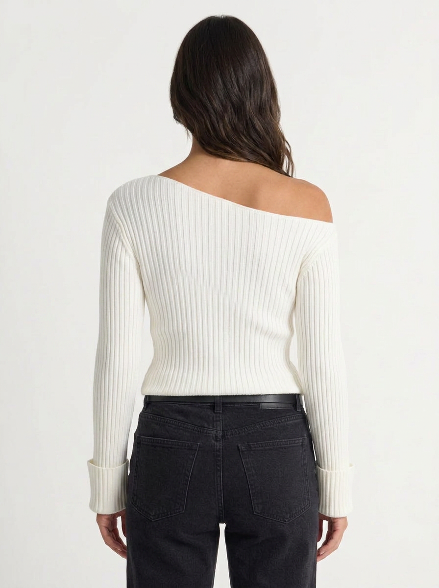 Ericka | Women's Off Shoulder Knit Jumper