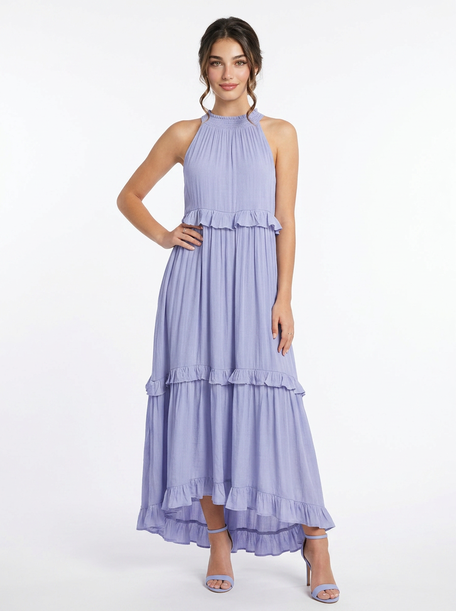 Evie | Tiered Ruffle Maxi Dress