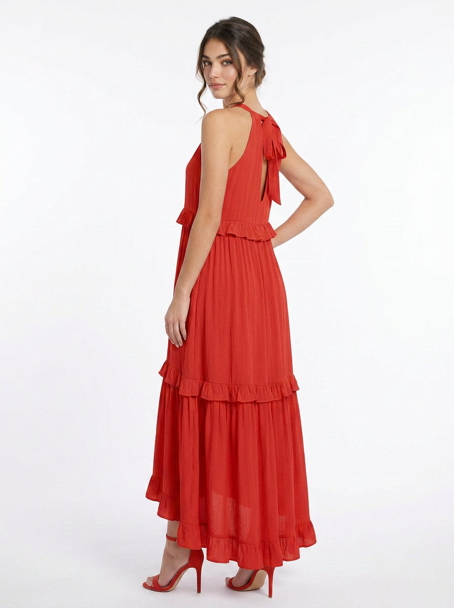 Evie | Tiered Ruffle Maxi Dress