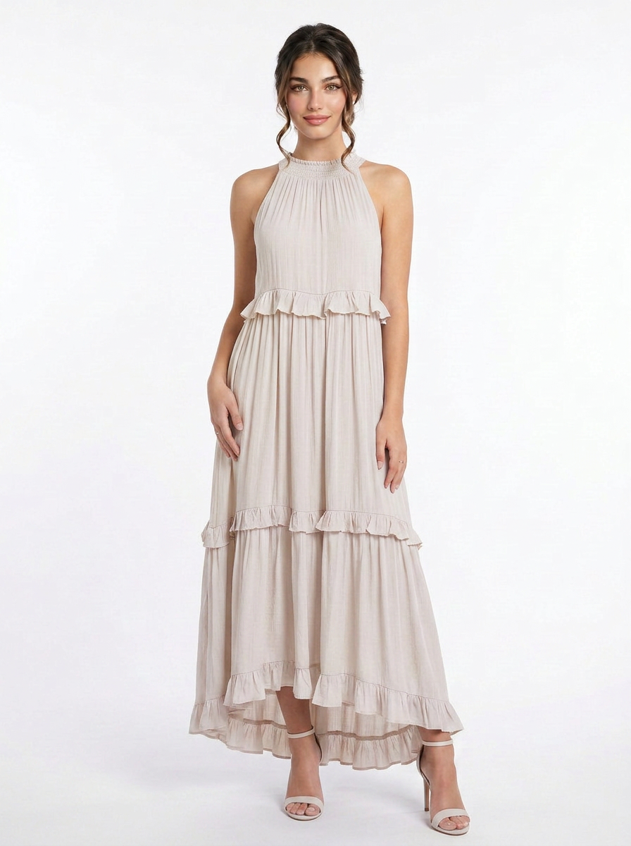 Evie | Tiered Ruffle Maxi Dress