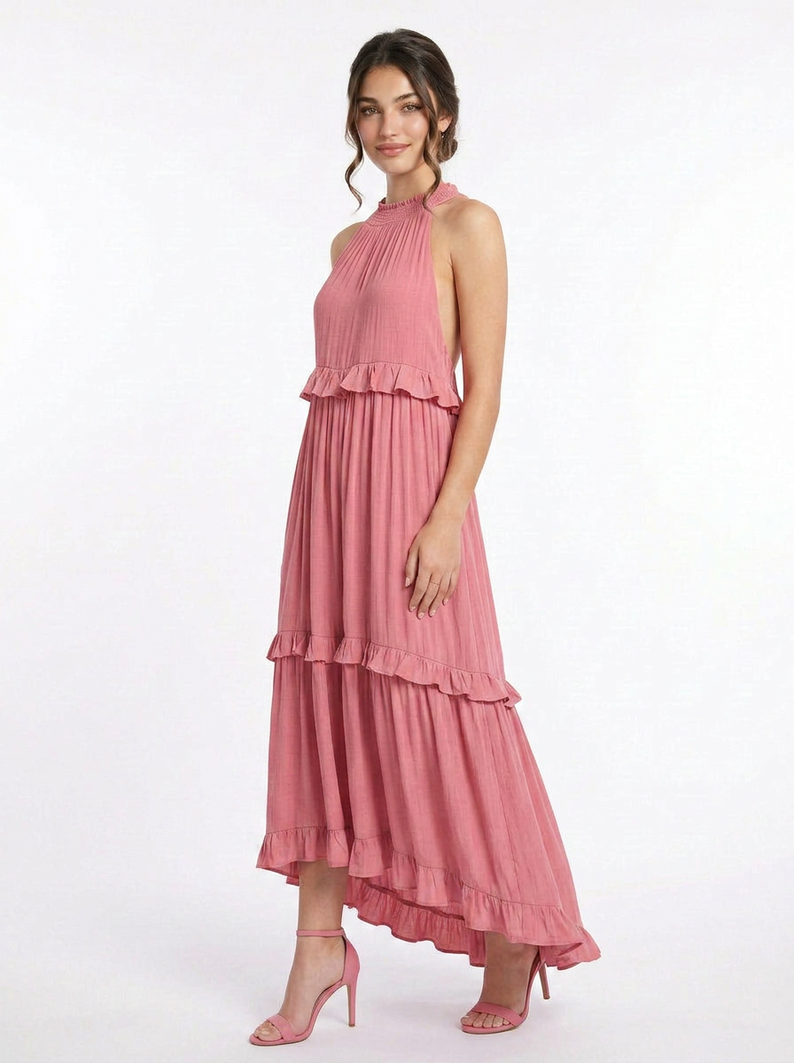 Evie | Tiered Ruffle Maxi Dress