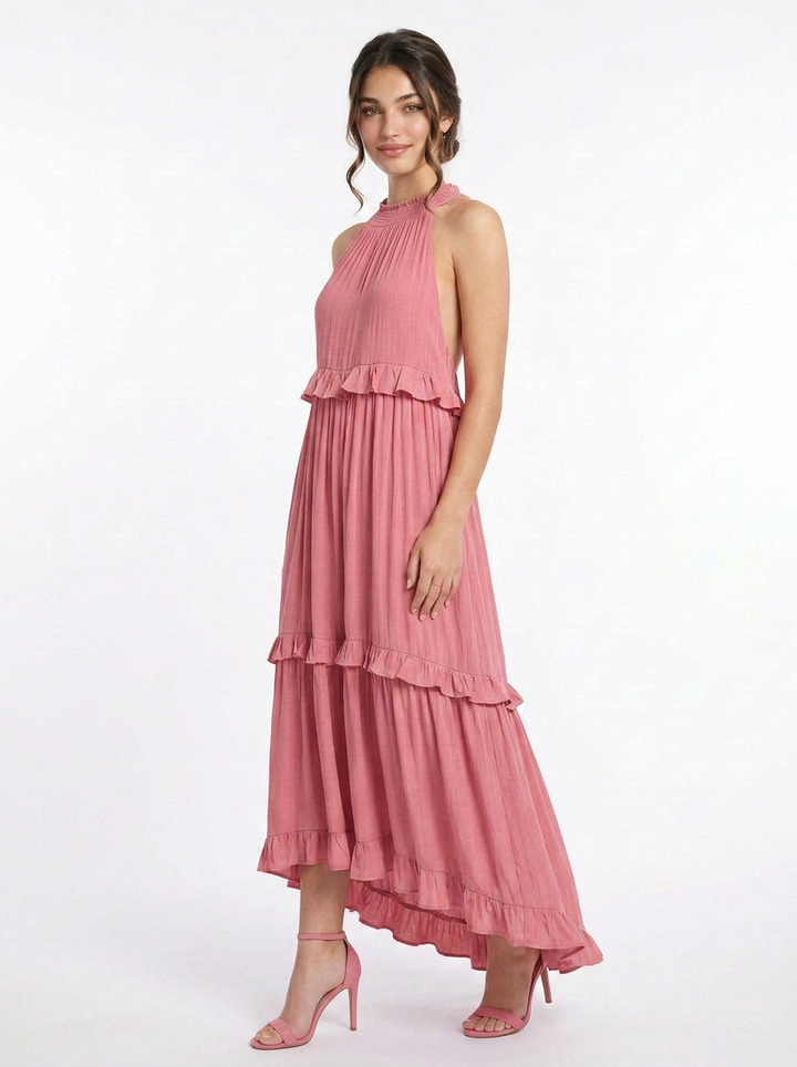 Evie | Tiered Ruffle Maxi Dress