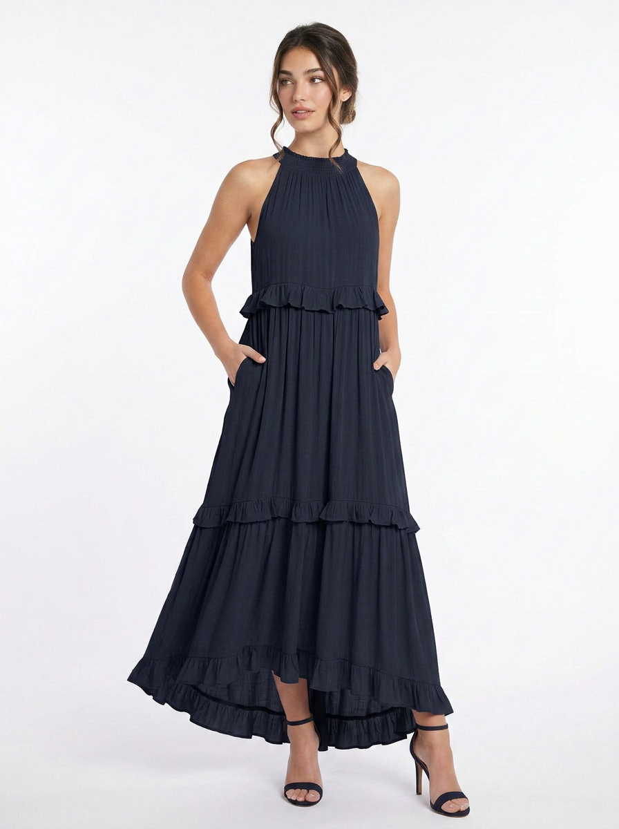 Evie | Tiered Ruffle Maxi Dress