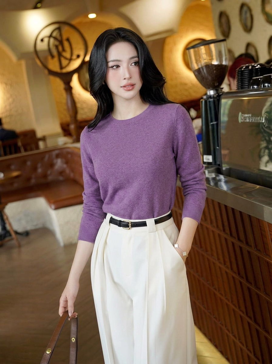 Evie | Women's Crew Neck Knit Jumper