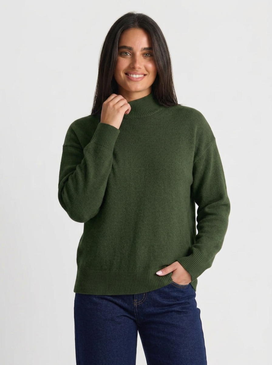 Evie | Women's Mock Turtleneck Jumper