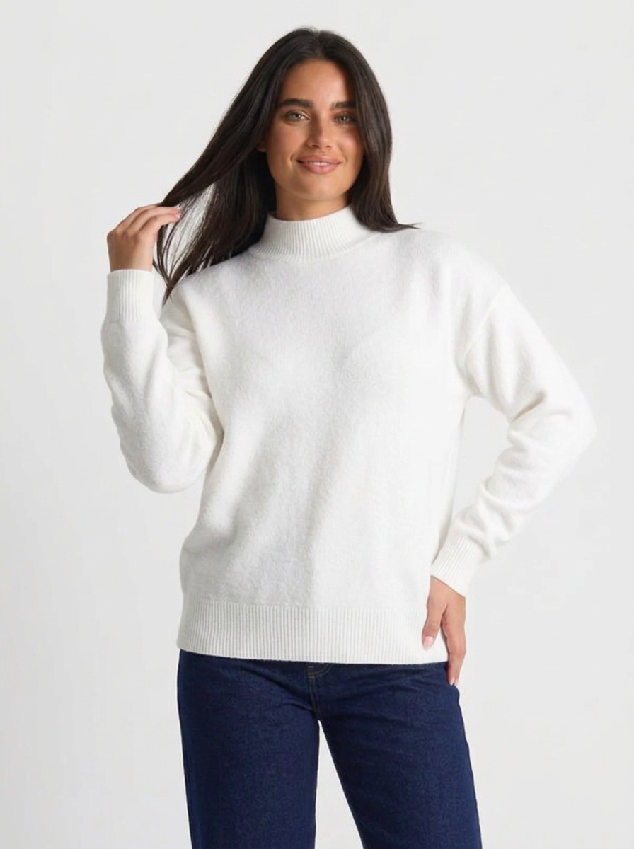 Evie | Women's Mock Turtleneck Jumper