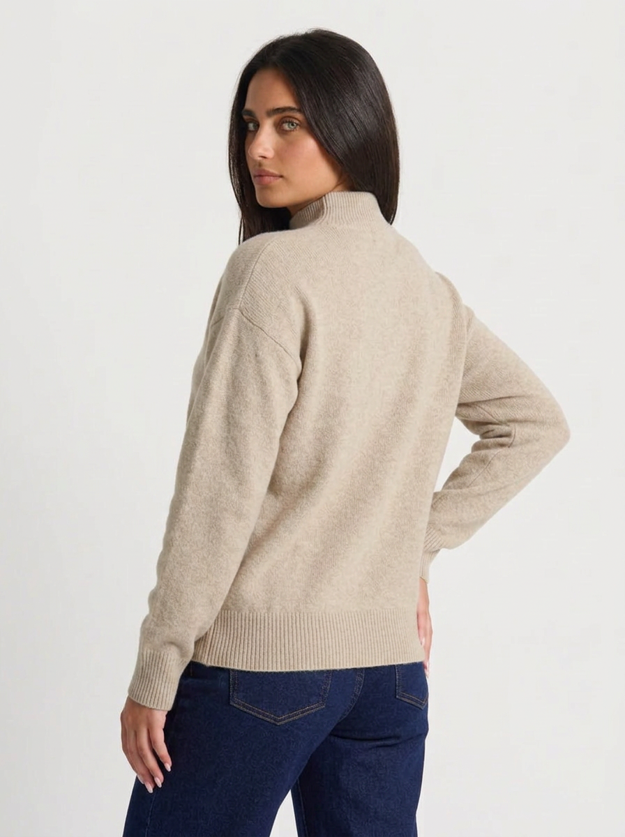 Evie | Women's Mock Turtleneck Jumper