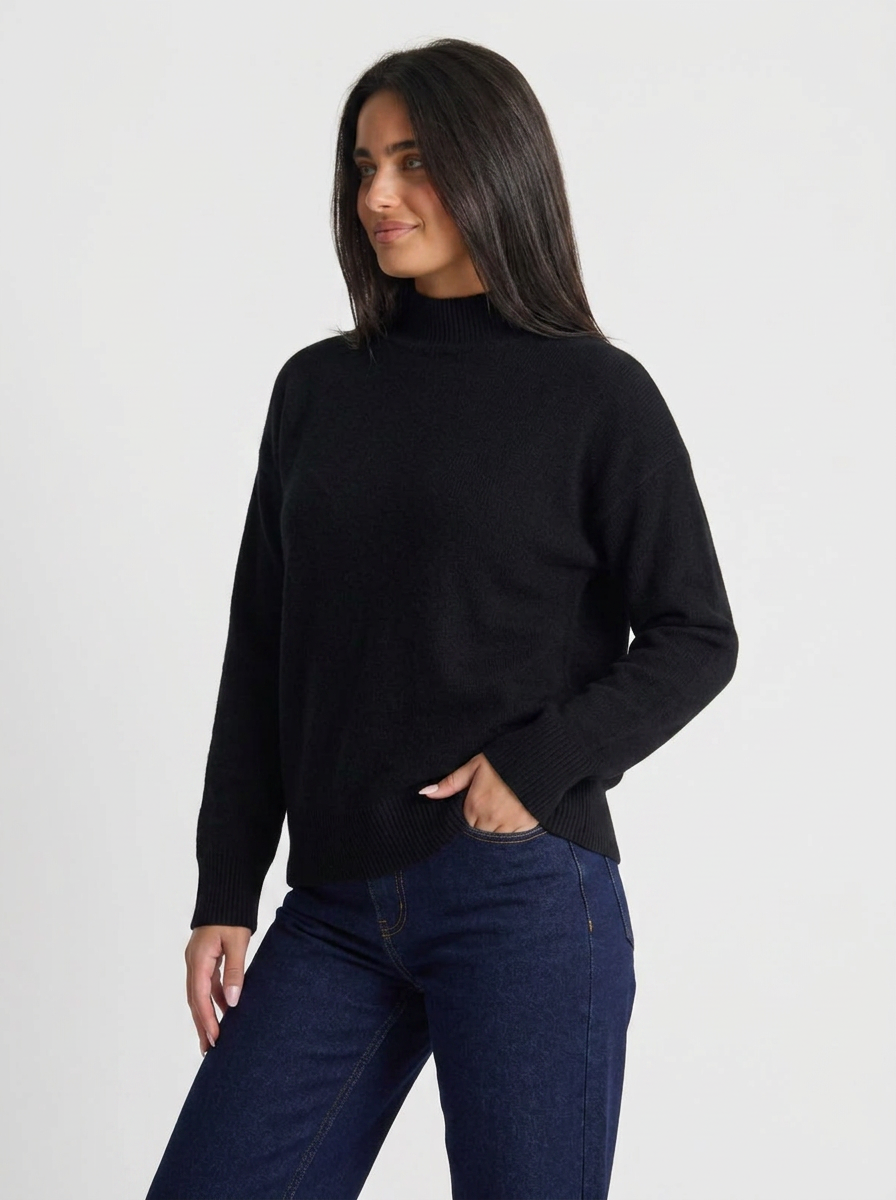 Evie | Women's Mock Turtleneck Jumper