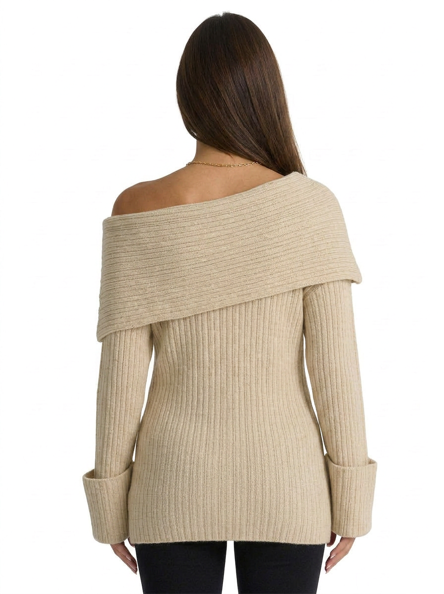 Evie | Women's Off Shoulder Jumper Oversized