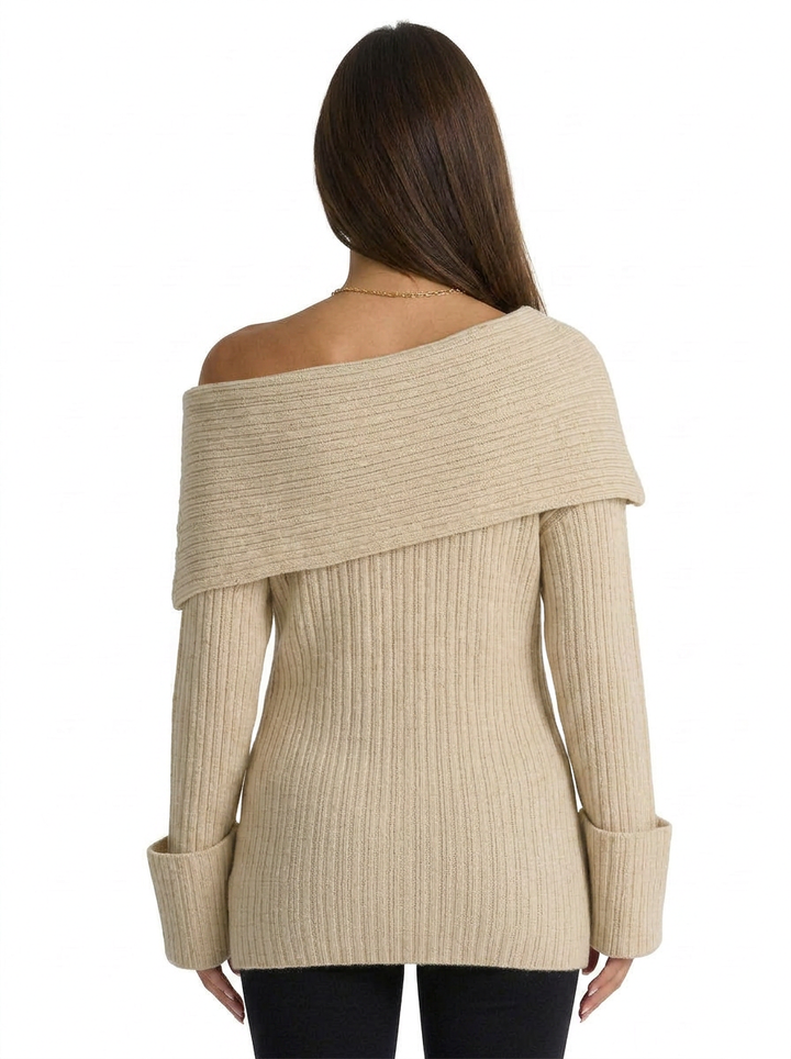 Evie | Women's Off Shoulder Jumper Oversized