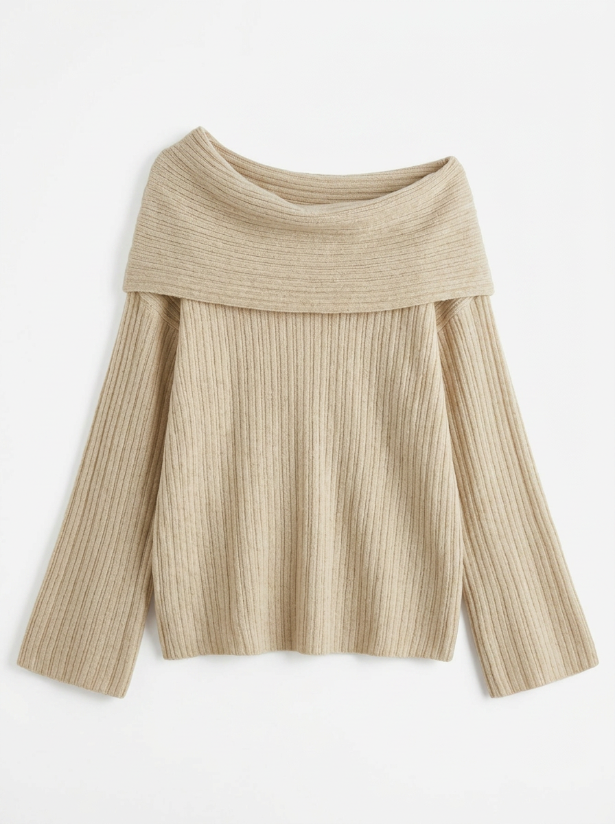 Evie | Women's Off Shoulder Jumper Oversized