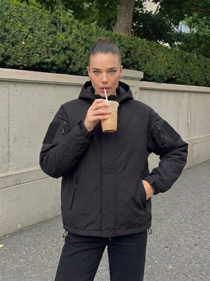 Evie | Women's Oversized Hooded Jacket 1