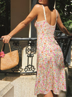 Floral Print Cami Midi Dress | Florentis