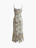 Floral Knotted Hem Maxi Dress | Aria