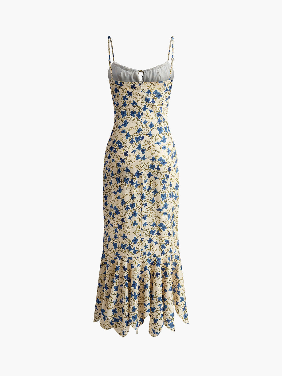 Floral Knotted Hem Maxi Dress | Aria