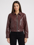 Frankie | Women's Leather Bomber Jacket