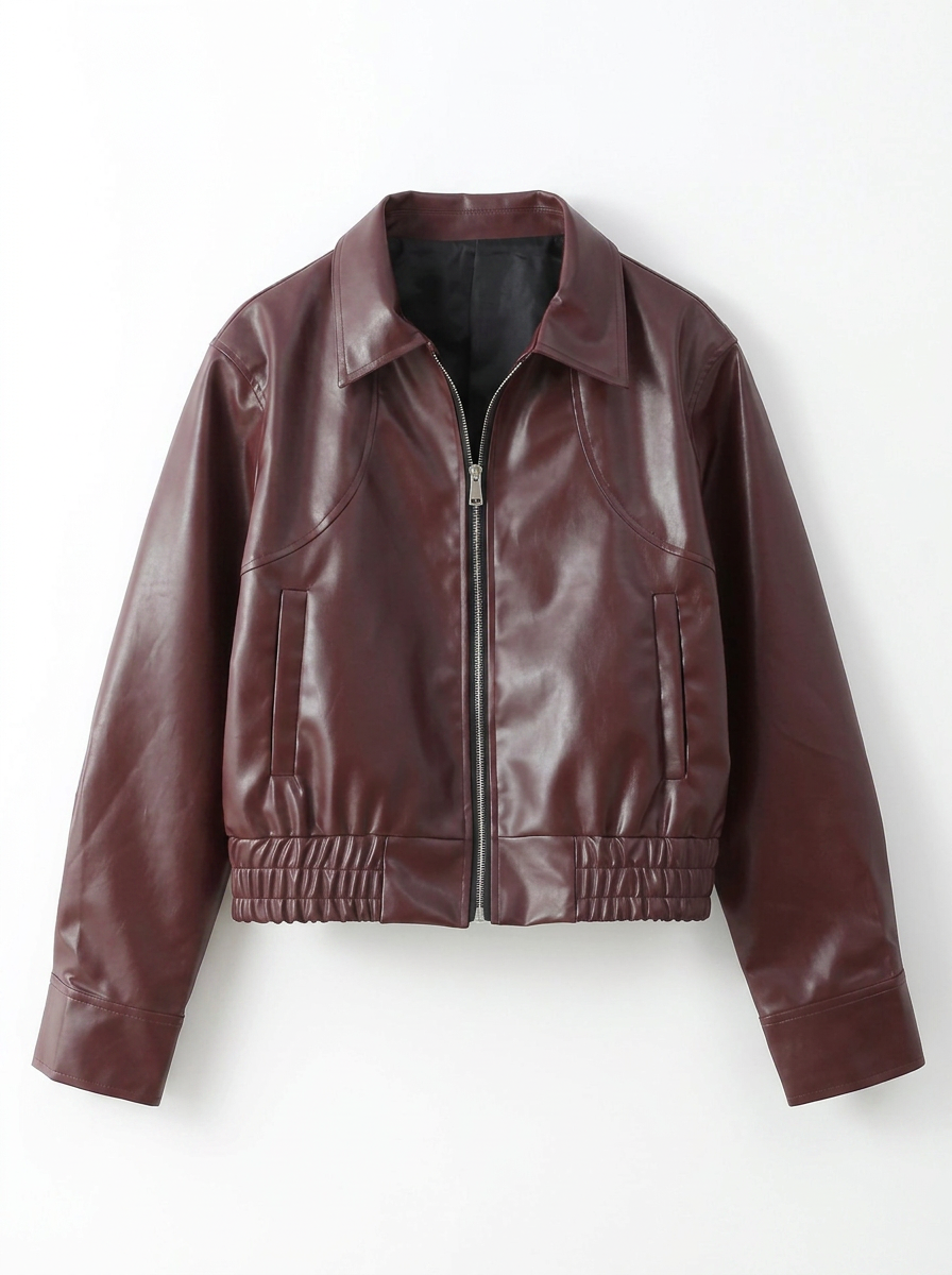 Frankie | Women's Leather Bomber Jacket