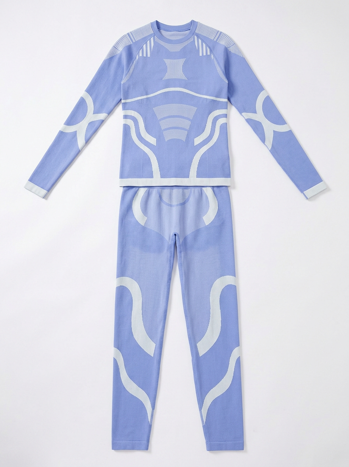 Gabrielle | Women's Activewear Set Long Sleeve Top Leggings
